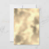 Invitation Rose Gold Jungle Rose Gold Élégante Mariage Annive (Dos)