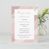 Invitation Rose Gold, Mariage, Bébé, Anniversaire (Debout devant)