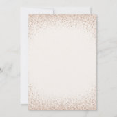 Invitation Rose Gold Parties scintillant Dirty Trente Anniver (Dos)