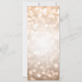 Invitation Rose Gold Parties scintillant Lights 60e anniversa (Dos)