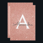 Invitation Rose Gold Parties scintillant Sweet 16 Enregistrer<br><div class="desc">Rose Gold Sparkle Parties scintillant Sweet sixteen Monogramme Nom et initiale Enregistrer la date Anniversaire Fête Invitation. Cette invitation est parfaite pour la Parties scintillant Gold Sparkle Rose Sweet 16 Anniversaire à la recherche de célébrer dans Rose Rose Gold.</div>