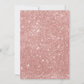 Invitation rose Gold Pineappy Baby shower (Dos)