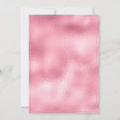 Invitation Rose gold pink glitter gradient mermaid Birthday (Dos)