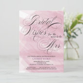 Invitation Rose Gold Résumé de Mariage (Debout devant)