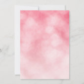 Invitation Rose Gold Rose Blush Foil 40e anniversaire Parties (Dos)