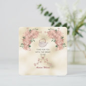 Invitation rose Gold Roses Thé Douche (Debout devant)