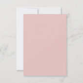 Invitation Rose Gold Sparkle Parties scintillant 40e fête d'a (Dos)