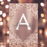 Invitation Rose Gold Sparkle Parties scintillant Sweet sixtee<br><div class="desc">Rose Gold - Blush Pink Sparkle et Faux Parties scintillant Métallic Foil Sweet sixteen Monogramme Nom et Invitation initiale de fête d'anniversaire. Cette invitation est parfaite pour la Parties scintillant Gold Sparkle Rose Sweet 16 Anniversaire à la recherche de célébrer dans Rose Rose Gold.</div>