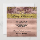 Invitation Rose Gold Vintage Cheval Western (Dos)