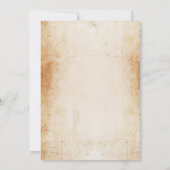 Invitation rose Halloween de crânes de pendaison (Dos)