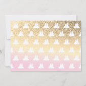 Invitation Rose Hiver ONEderland 1er Anniversaire (Dos)