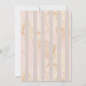 Invitation Rose ivoire Hydrangea Mariage Floral (Dos)