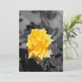 Invitation Rose jaune (Debout devant)