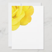 Invitation Rose jaune or bleu marine bleu blanc Mariage (Dos)