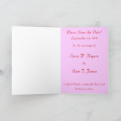 Invitation Rose jaune rouge (Intérieur)