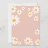 Invitation Rose Little Miss ONEderful Daisy Flowers Anniversa (Dos)