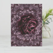 Invitation Rose Mandala (Debout devant)