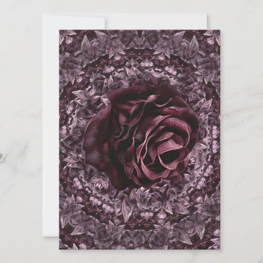 Invitation Rose Mandala (Devant)