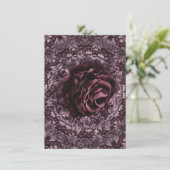 Invitation Rose Mandala (Debout devant)