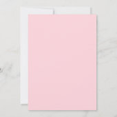 Invitation Rose Moderne 50e Anniversaire (Dos)