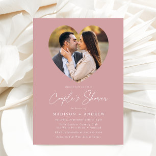 Invitation Rose Moderne du Désert Couple Cérémonie de Remise