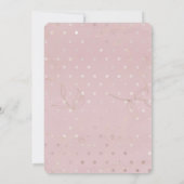 Invitation Rose moderne Gold Sweet 16 Anniversaire (Dos)