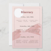 Invitation rose monochrome Scottsdale Bachelorette (Dos)