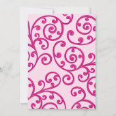 Invitation rose Motif bat mitzvah Scroll (Dos)