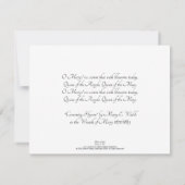 Invitation Rose mystique May Crowne (Dos)