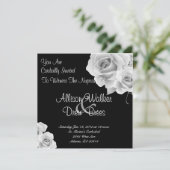 Invitation rose (Noir) (Debout devant)