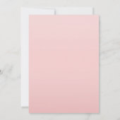 Invitation Rose Noir Or Bal Princesse Danseuse Fête (Dos)