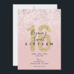 Invitation Rose noir rose Parties scintillant or Marbre Glam<br><div class="desc">Customisez comme vous voulez.</div>