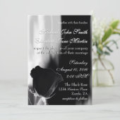 Invitation Rose Noire (Debout devant)