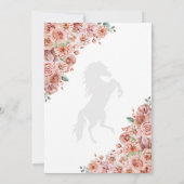 Invitation Rose Occidental Gold Charro Sauvez La Date Quincea (Dos)