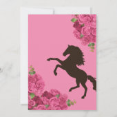 Invitation Rose Occidentale Charro Quinceanera (Dos)