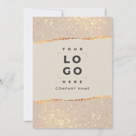 Invitation Rose or rose élégant moderne girly prix QR code (Dos)