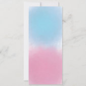 Invitation Rose ou bleu Sexe Révéler Fumée Bombe Balloon Pop (Dos)