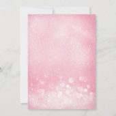 Invitation Rose Paillette Sweet 16 (Dos)