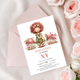 Invitation Rose Pâle pour un 5ème Anniversaire de