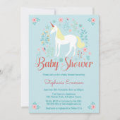 Invitation Rose Parties scintillant d'or de Unicor (Devant)