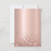 Invitation Rose Parties scintillant or Foil Balloon Sweet 16e (Dos)