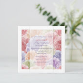 Invitation Rose Pastel (Debout devant)