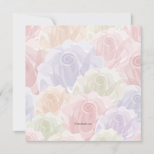Invitation Rose Pastel (Dos)