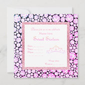INVITATION ROSE PASTEL DIAMOND PRINCESS TIARA SIXTEEN (Dos)