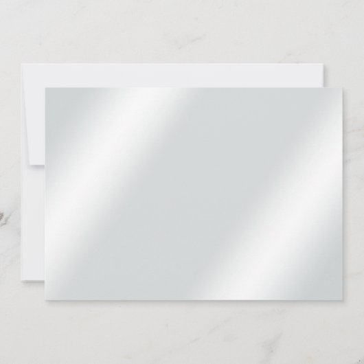 Invitation Rose pour le 25e Anniversaire (Dos)