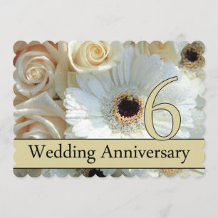 Invitation rose pour le 6ème anniversaire