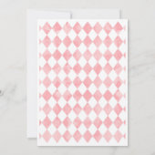 Invitation rose pour les 4 ans d'Alice au Pays des (Dos)