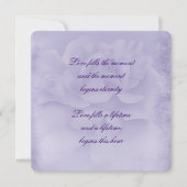 Invitation Rose pourpre dégradé (Devant)