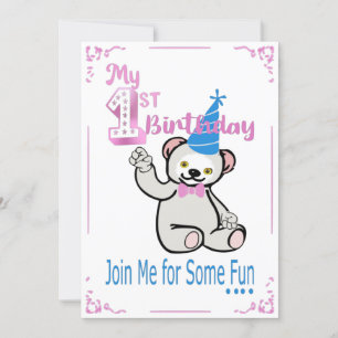 Invitation rose premier anniversaire