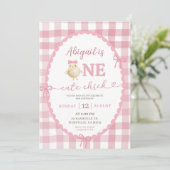 Invitation Rose Quirky Un Anniversaire Chic (Debout devant)